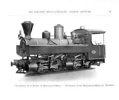 <b>Locomotive de la Société de Monceau-les-Mines</b>